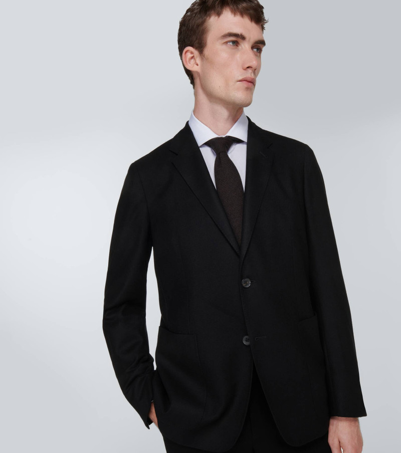 Wool, silk and cashmere blazer 5