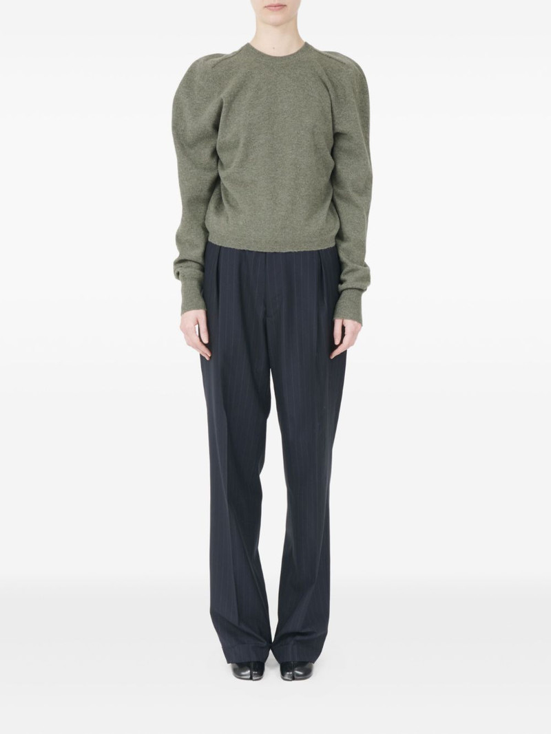 Maison Margiela puff-shoulder wool jumper outlook
