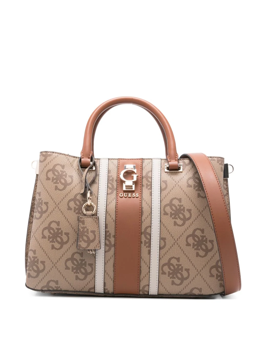 monogram-pattern tote bag - 1
