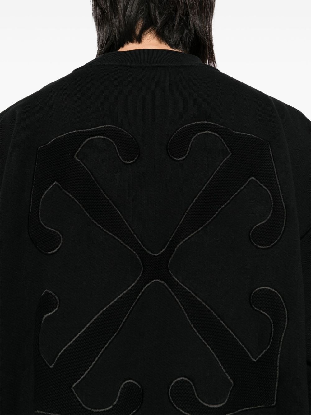 Arrow embroider skate sweatshirt - 5