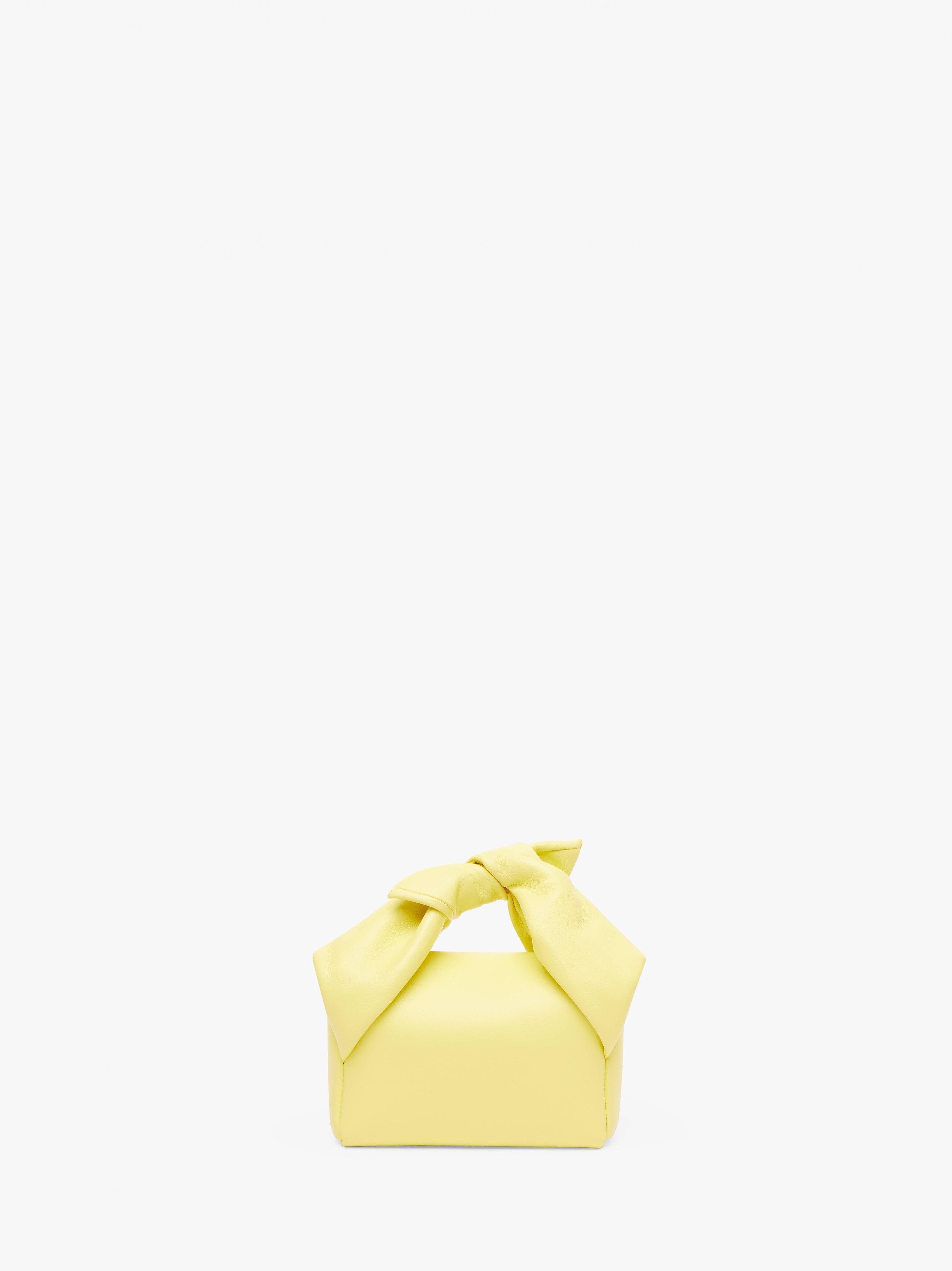 SMALL BOW TWISTER - LEATHER TOP HANDLE BAG - 4