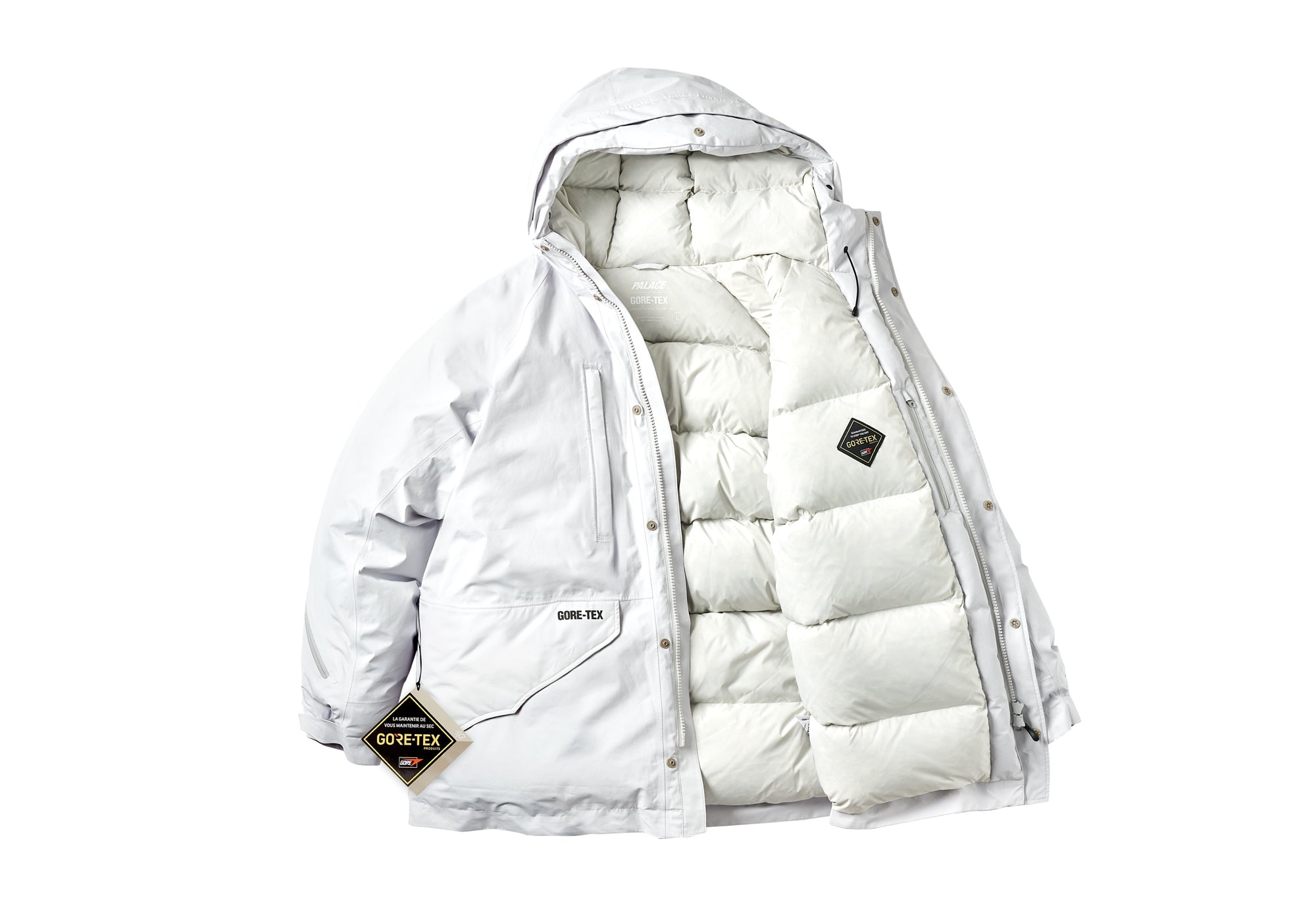 GORE-TEX DOWN PARKA ICE GREY - 4