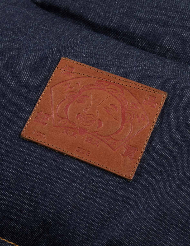 SEAGULL APPLIQUÉ LOOSE FIT DENIM DOWN VEST 10