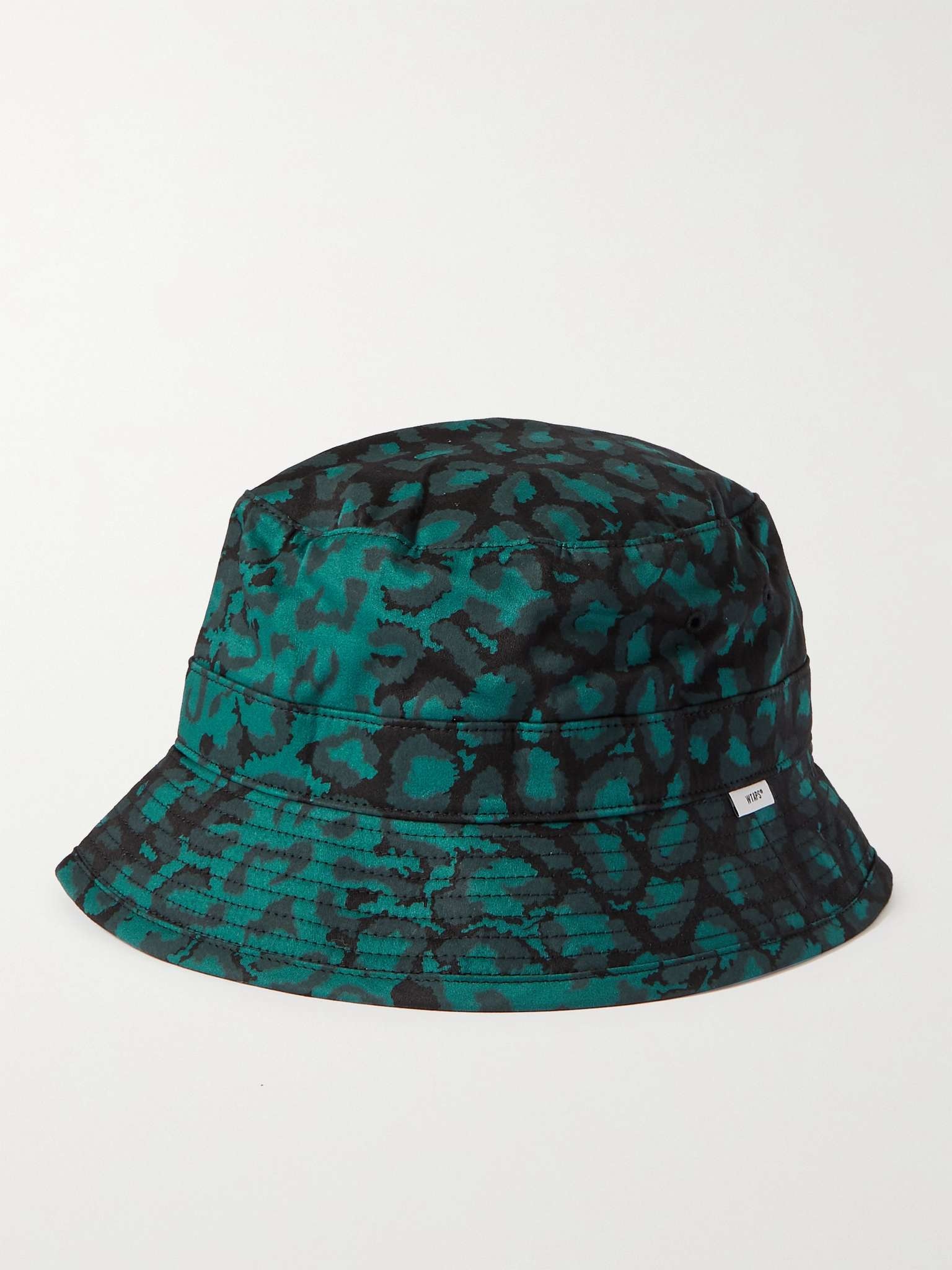 Logo-Appliquéd Printed Cotton-Twill Bucket Hat - 4