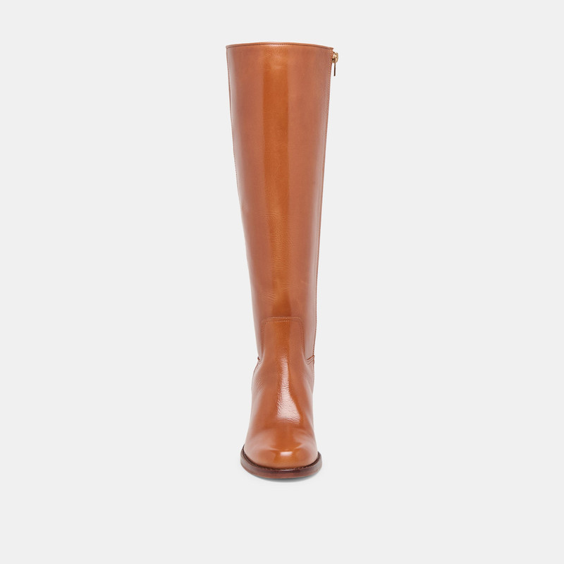 LUCYLE BOOTS TAN LEATHER 8