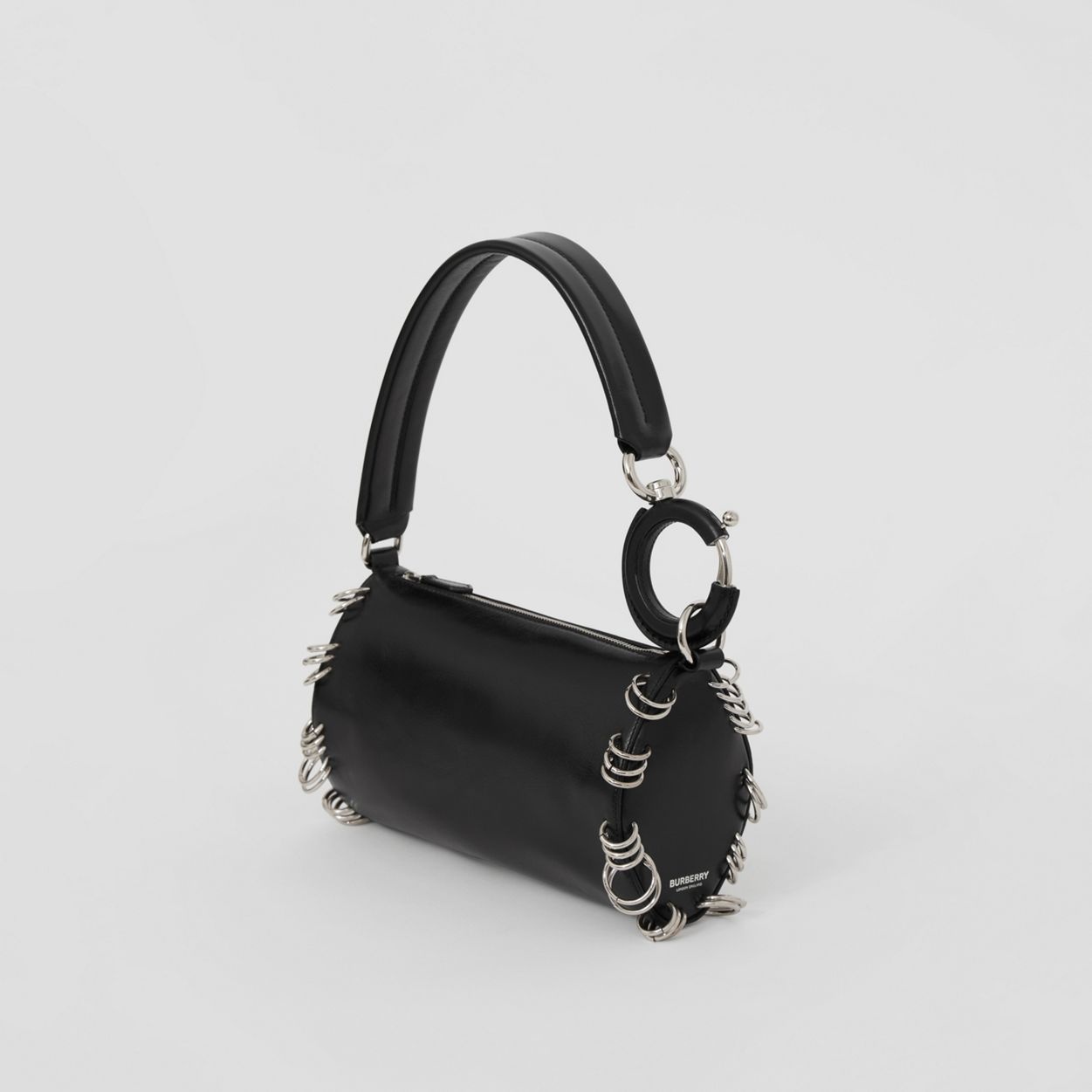 Mini Ring-pierced Leather Rhombi Bag - 4