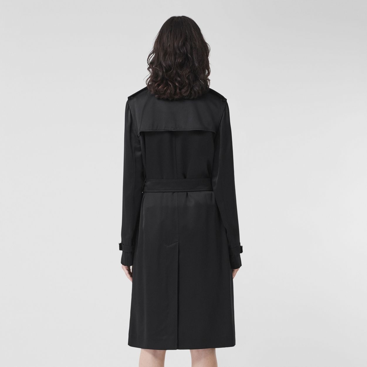 Silk-lined Long Trench Coat - 4