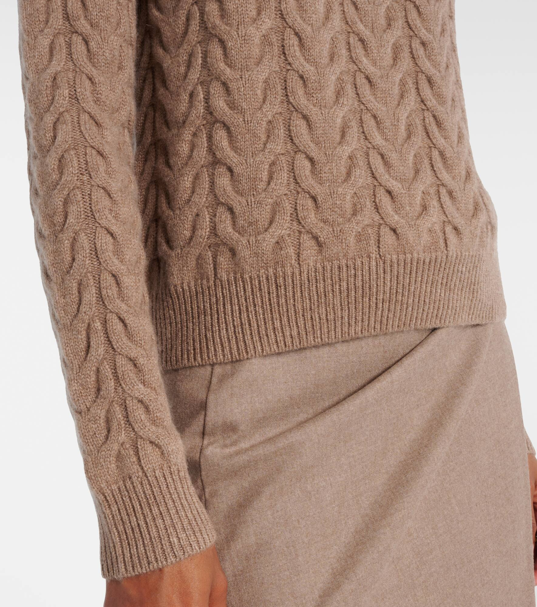 Aramis cable-knit cashmere sweater - 5
