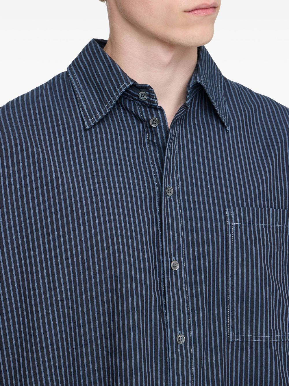striped cotton shirt - 4