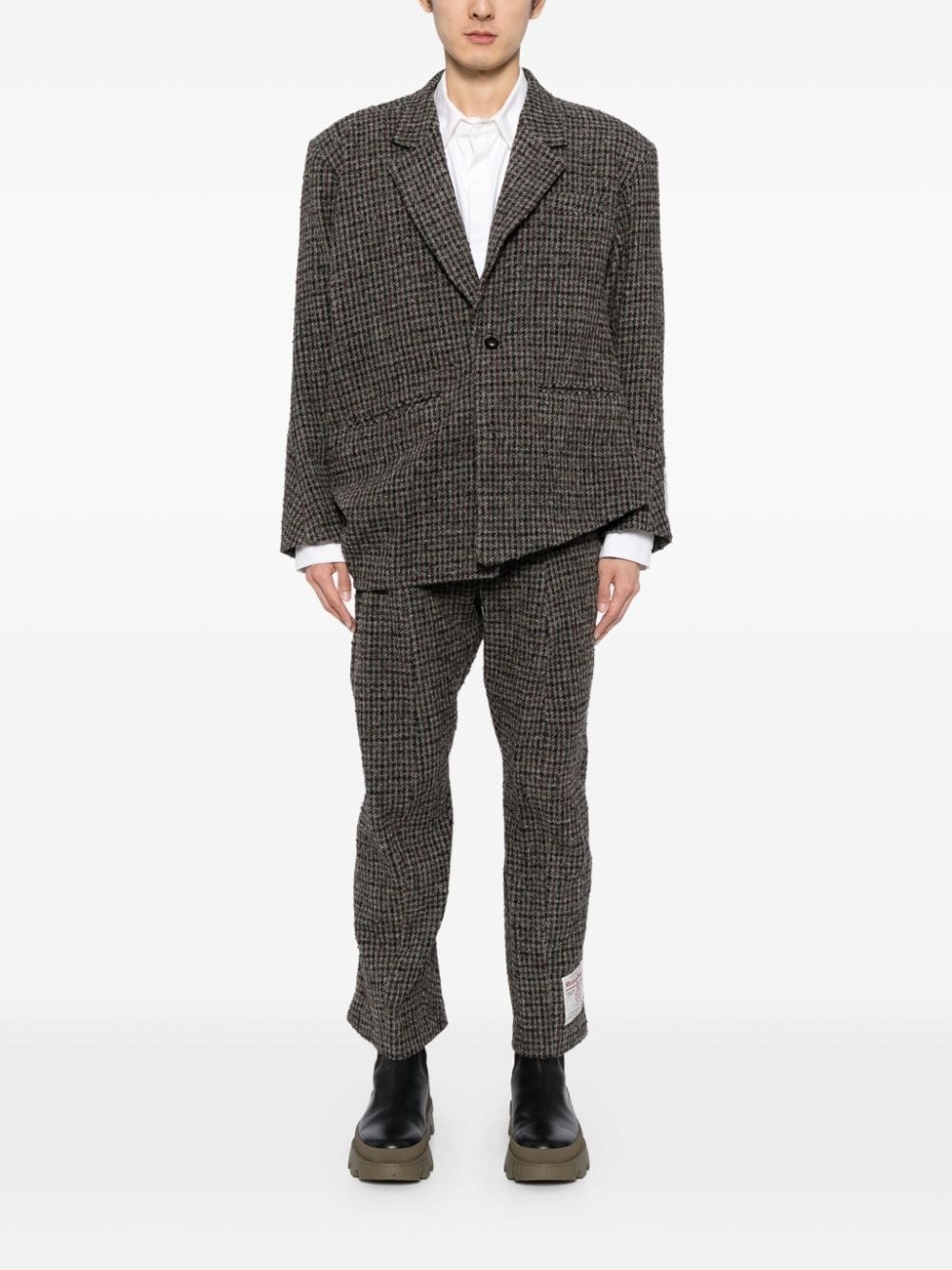Zombie Silhouette tweed trousers - 2