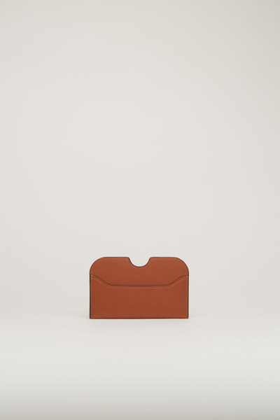 Acne Studios Card holder almond brown outlook