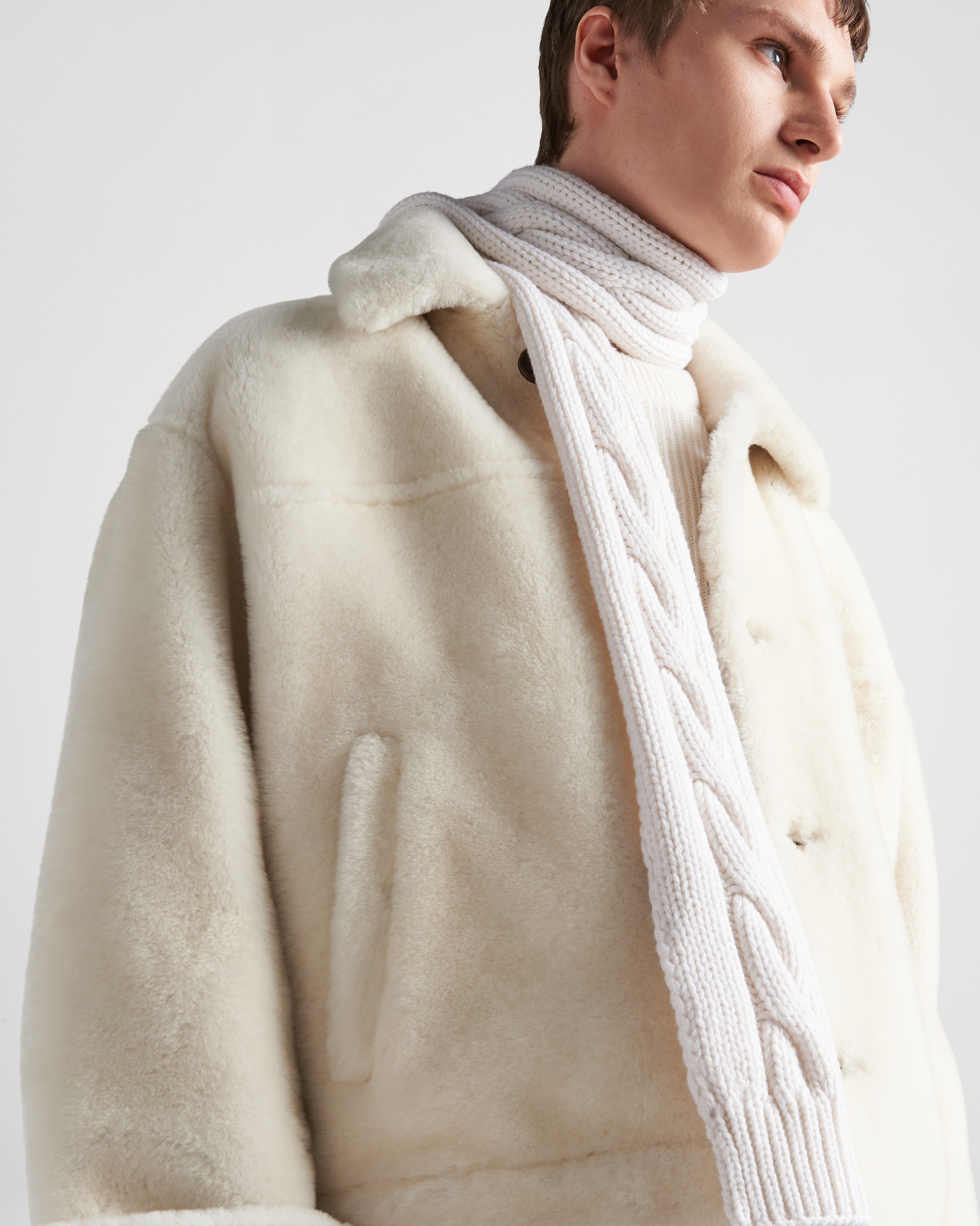 上質♪◇Shearling コート◇PRADA Prada Shearling jacket | prada | REVERSIBLE