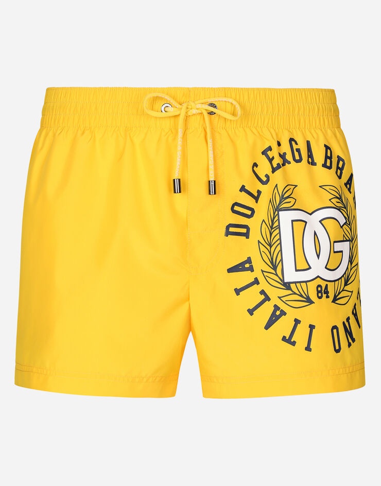 Short printed swim trunks - 1