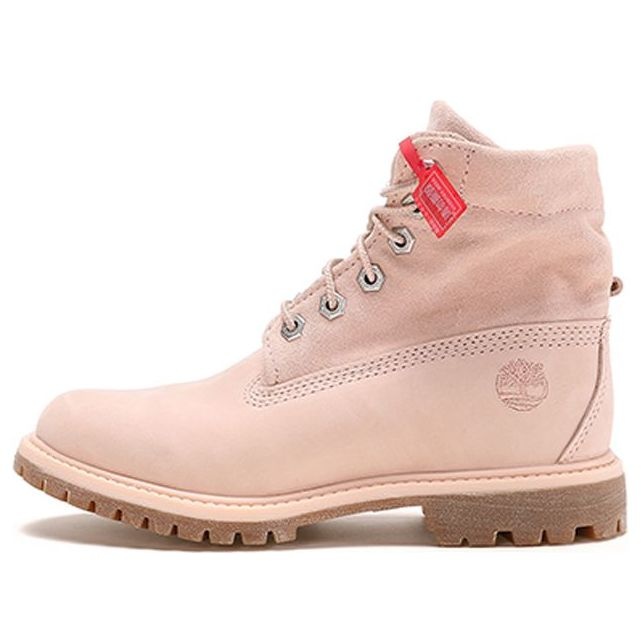 (WMNS) Timberland 6 Inch Tagged Boots 'Pale Pink' A1W3DK28 - 1