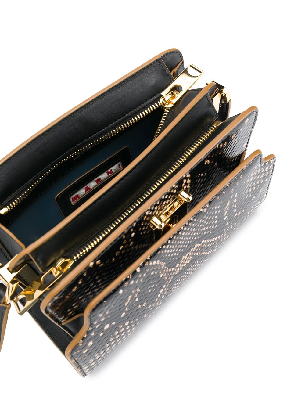 snake-effect shoulder bag - 5