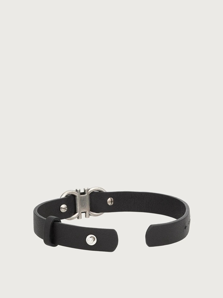 LEATHER GANCINI BRACELET - 3
