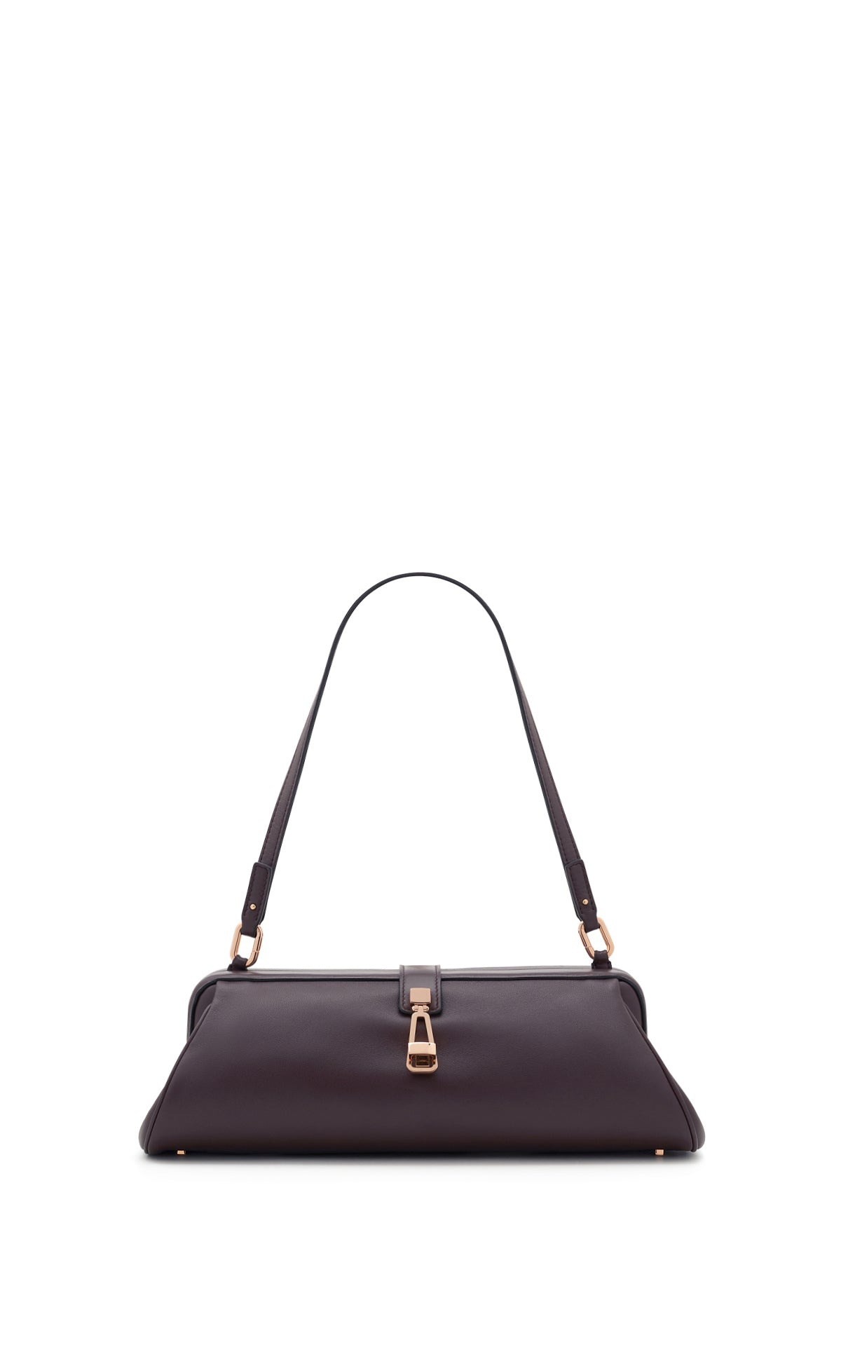 Paola Clutch in Bordeaux Nappa Leather - 3