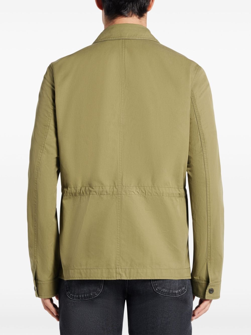 patch pockets shirt-jacket - 4