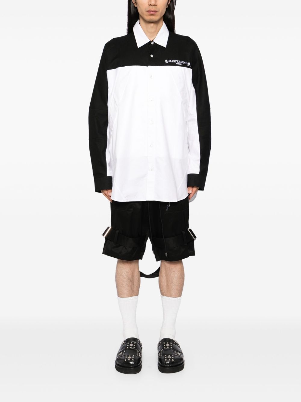 colourblock shirt - 2