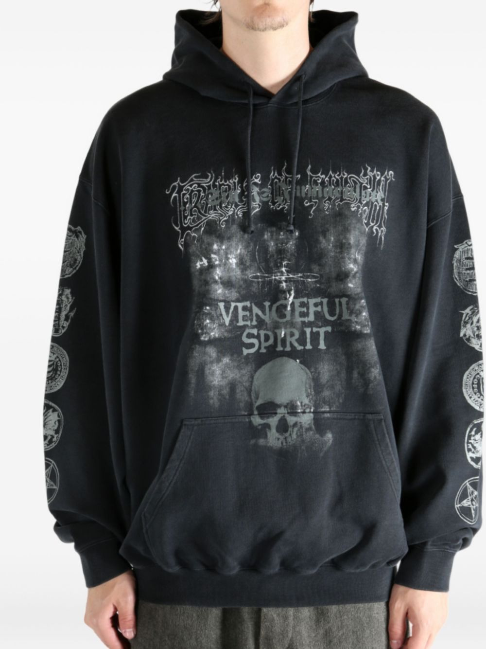 Vengeful Spirit graphic-print hoodie - 2
