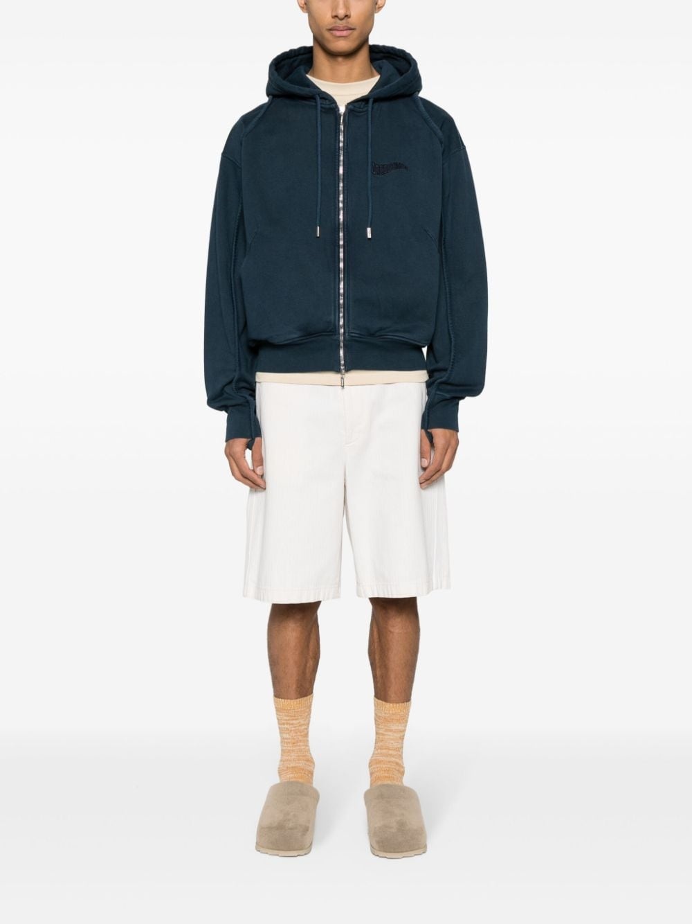 Le Sweater Camargue ZippÃ© zip-up hoodie - 2