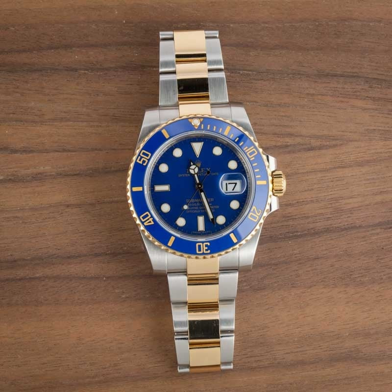 Rolex Submariner Ref 116613 Blue Dial - 6