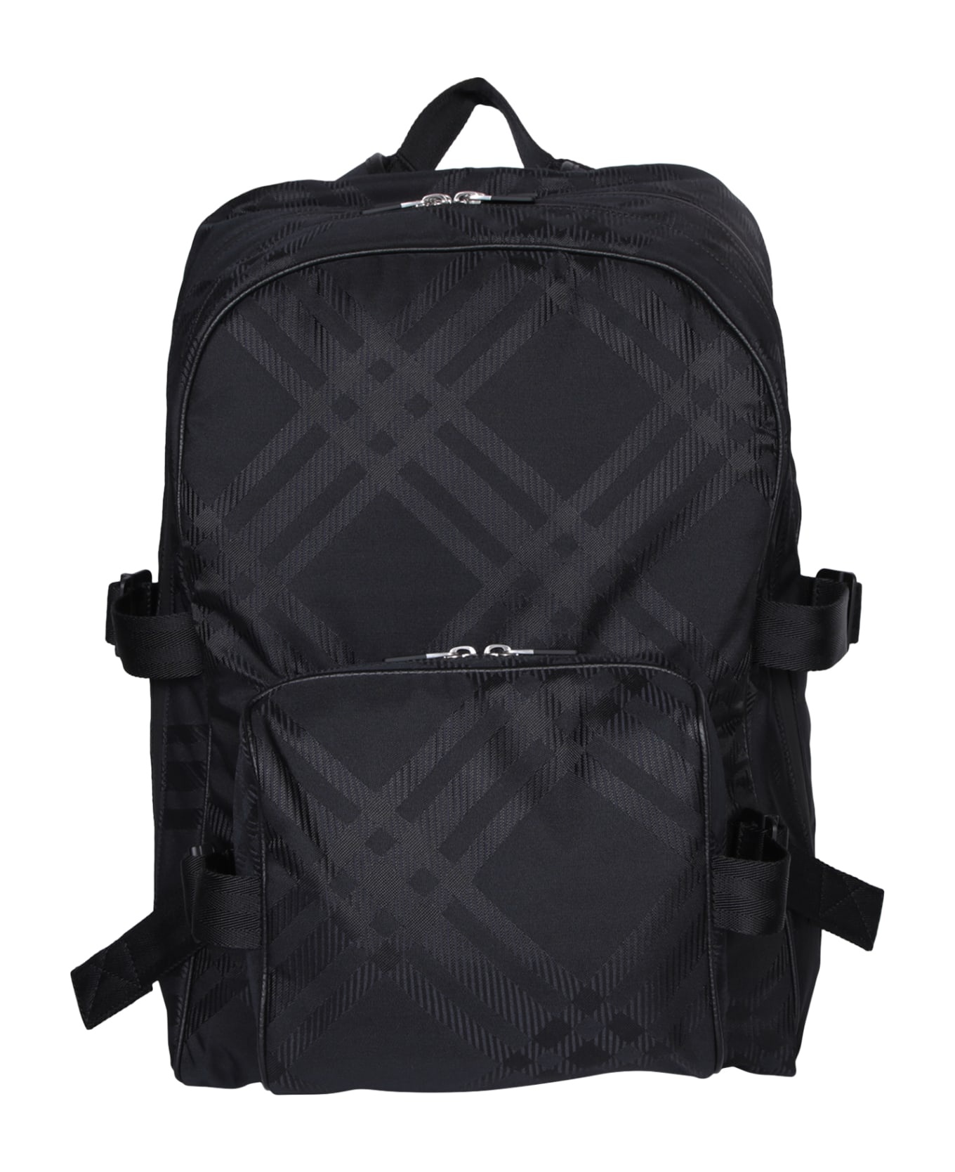 Jacquard Check Backpack - 1