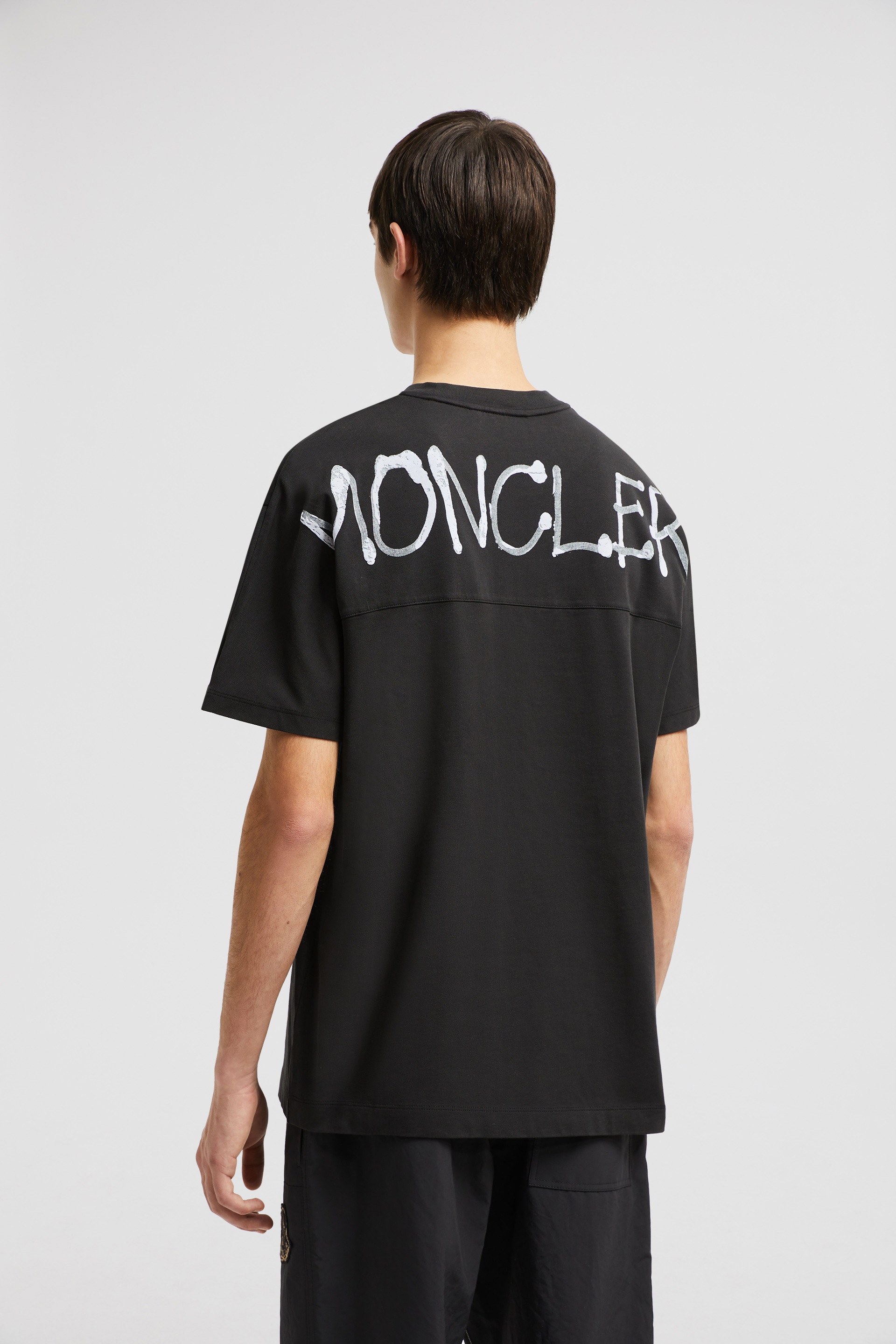 Graffiti Logo Cotton T-Shirt - 5