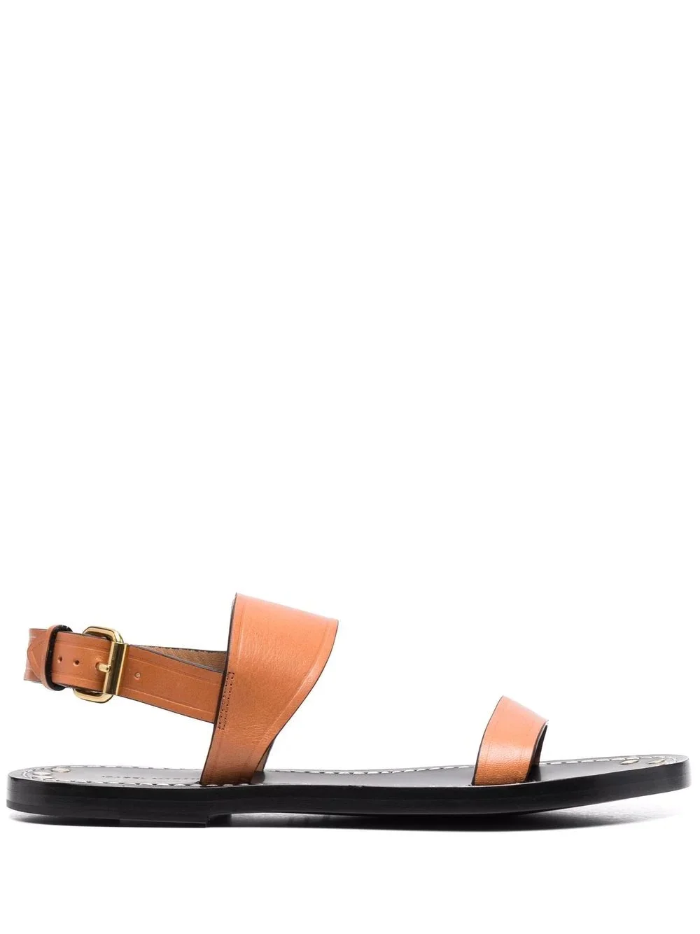 stud detail leather sandals - 1