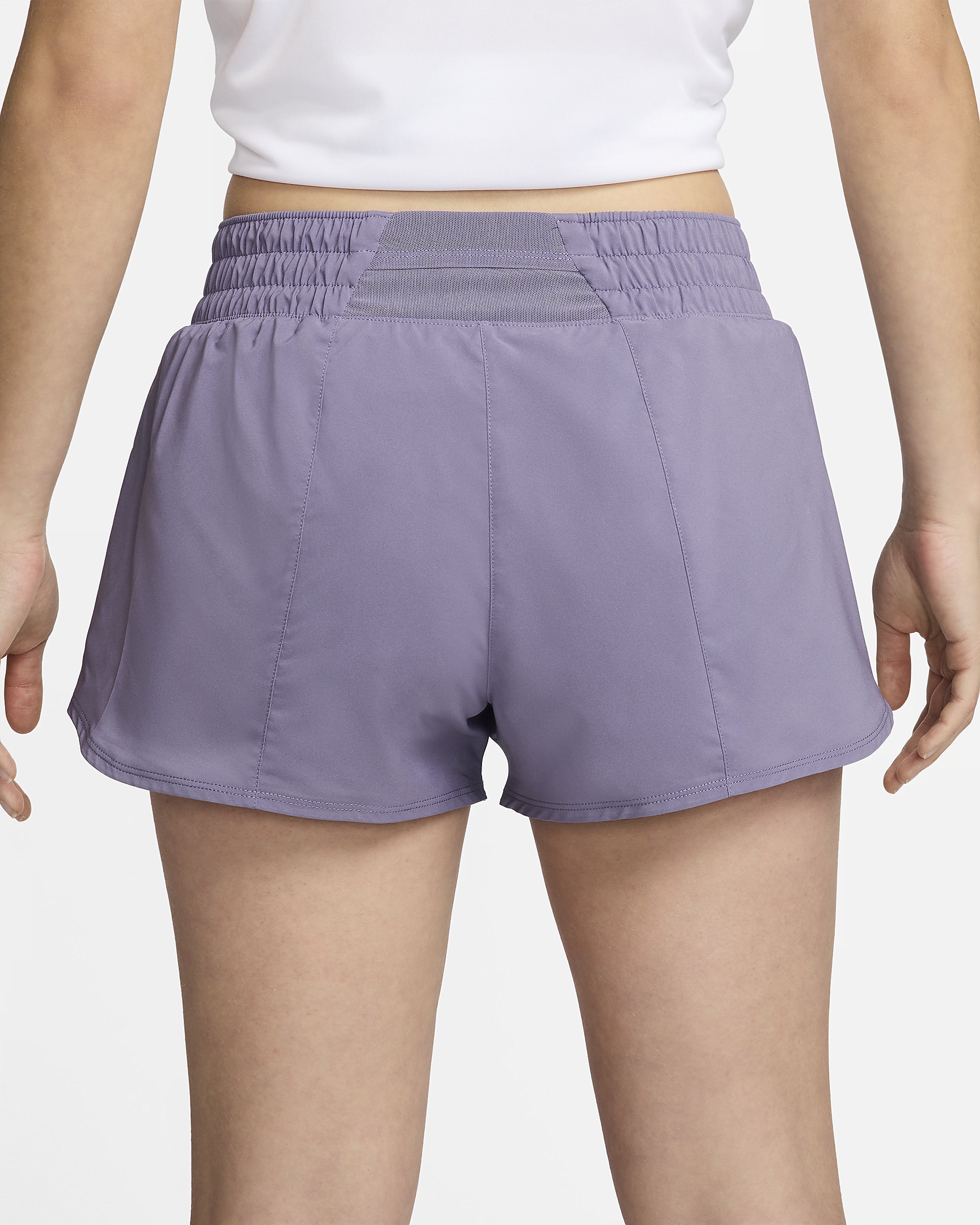 Nike One Women's Dri-FIT Mid-Rise 3" Brief-Lined Shorts - 3