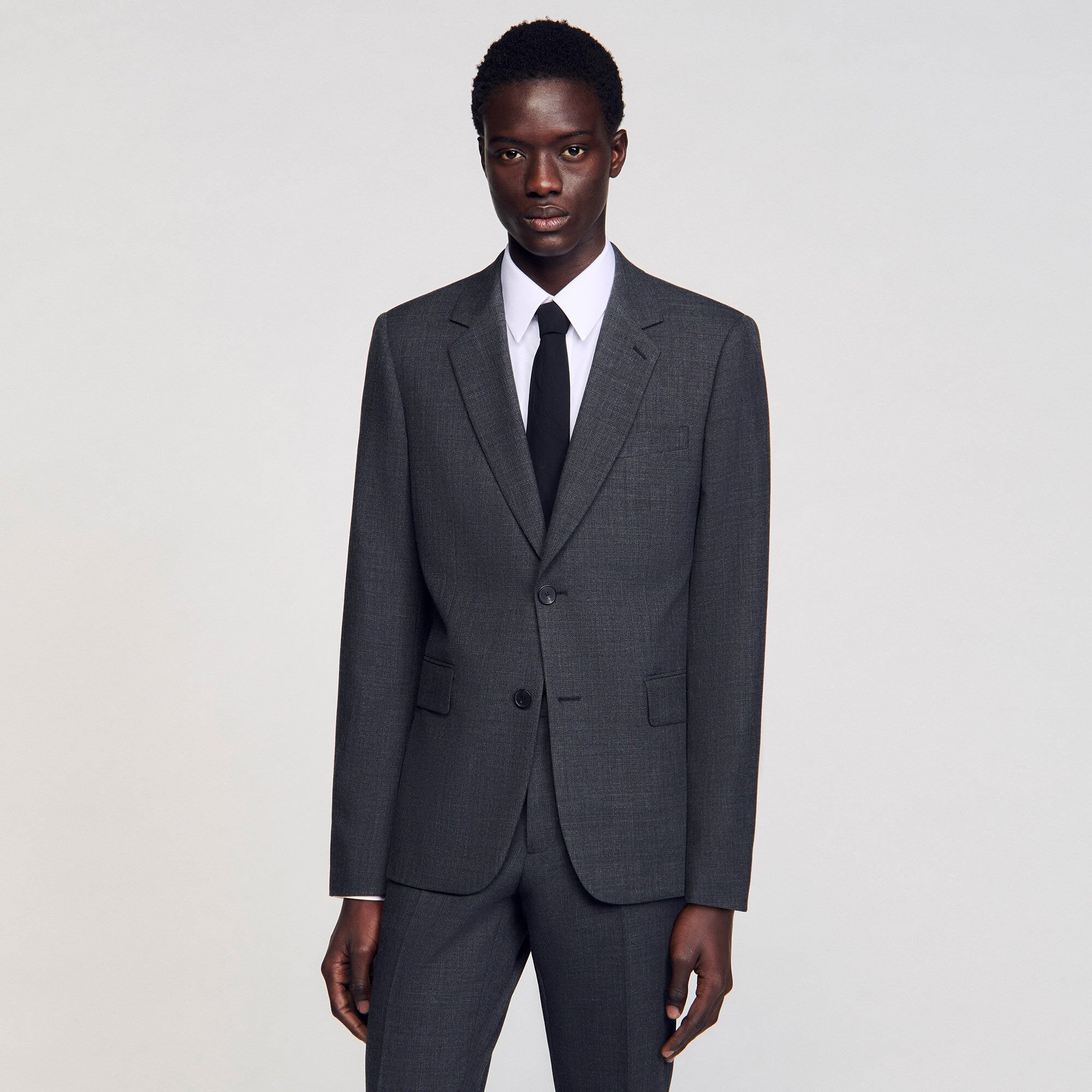 WOOL SUIT JACKET - 4