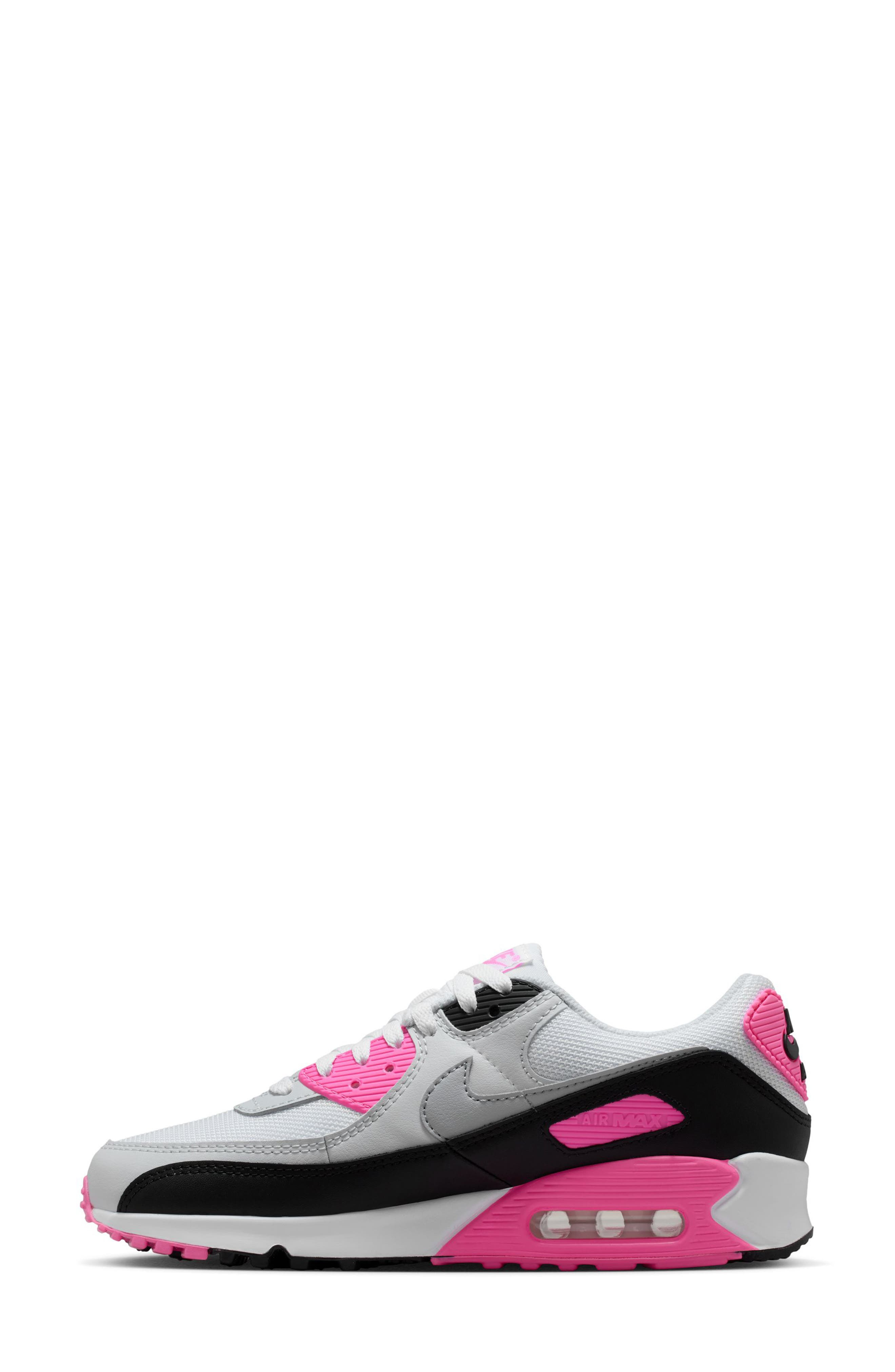 Nike Air Max 90 Sneaker in 100 White/wlfgry at Nordstrom - 6