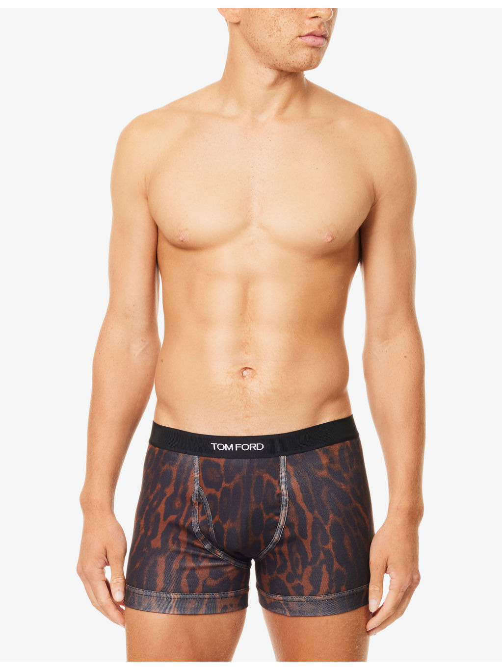 Graphic Branded-Waistband Cotton-Jersey Boxer Briefs - 2