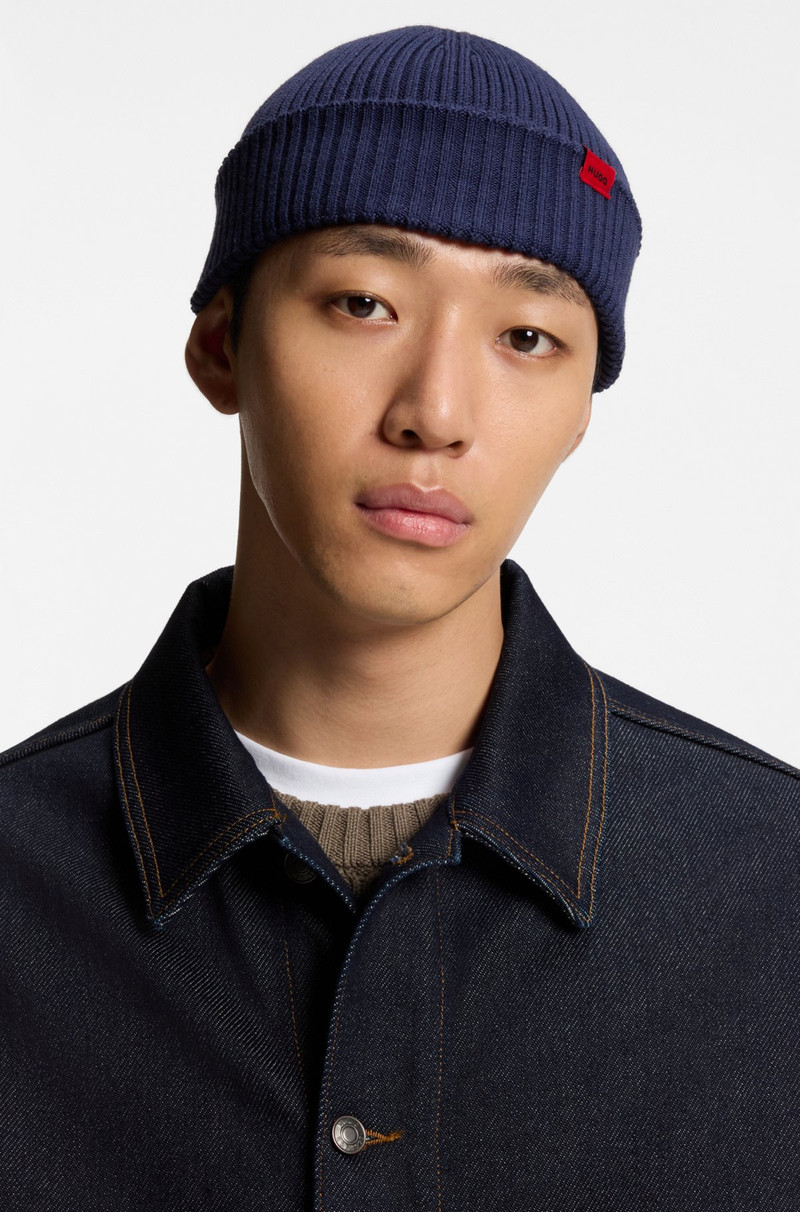 REGULAR-FIT JACKET IN DARK-BLUE DENIM 5