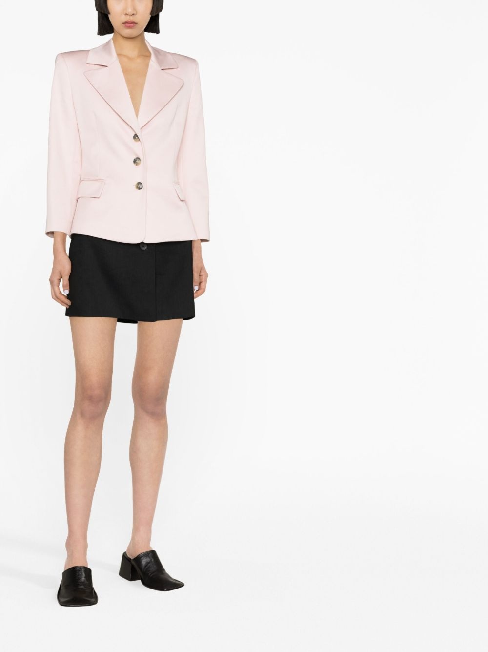 Arda single-breasted cotton blazer - 2