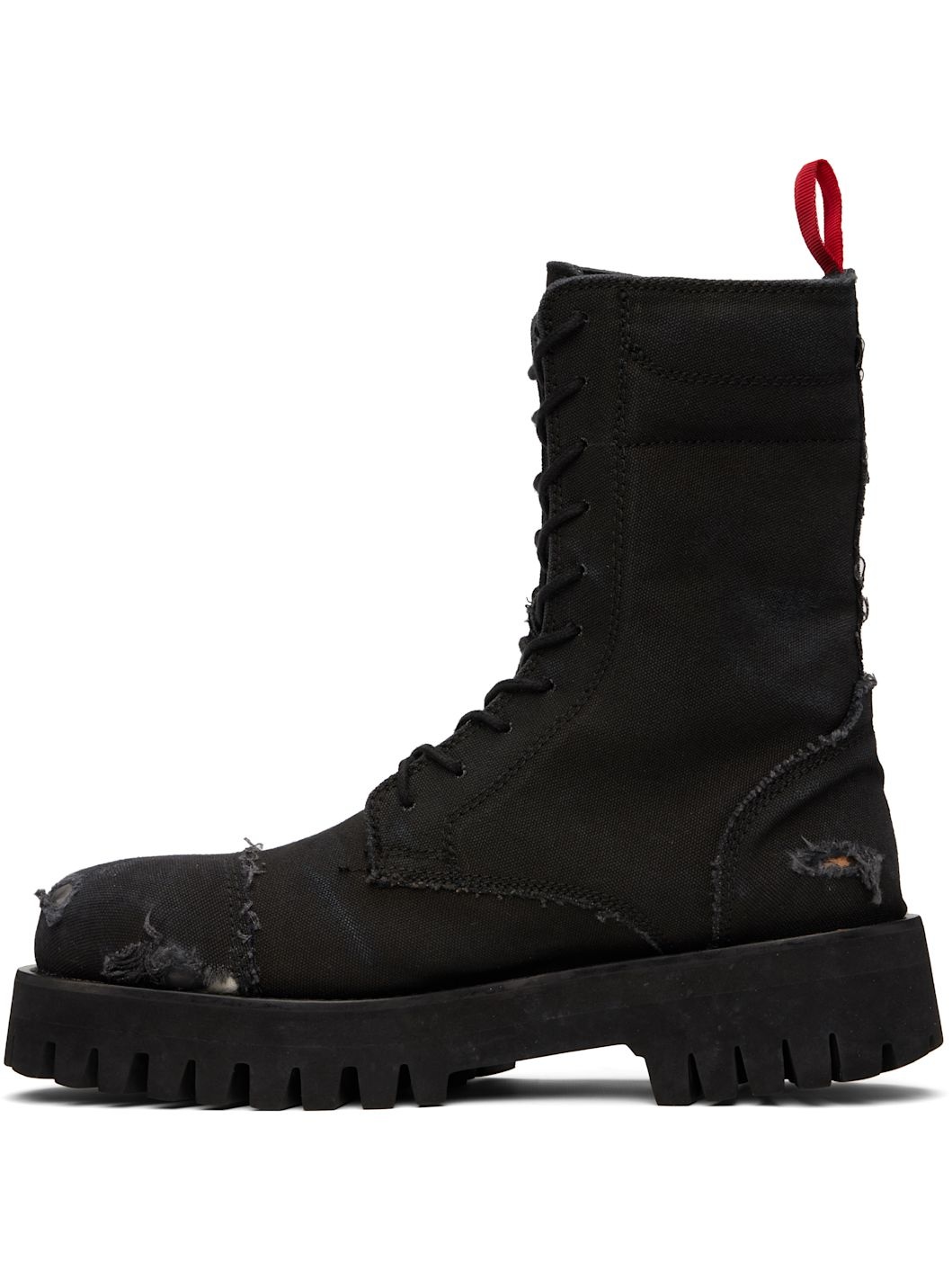 Black Canvas X Boots - 3