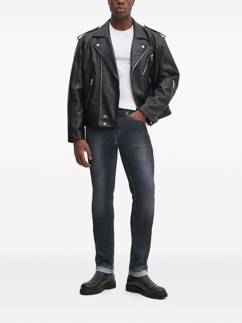 VERSACE JEANS COUTURE faded-pocket jeans outlook