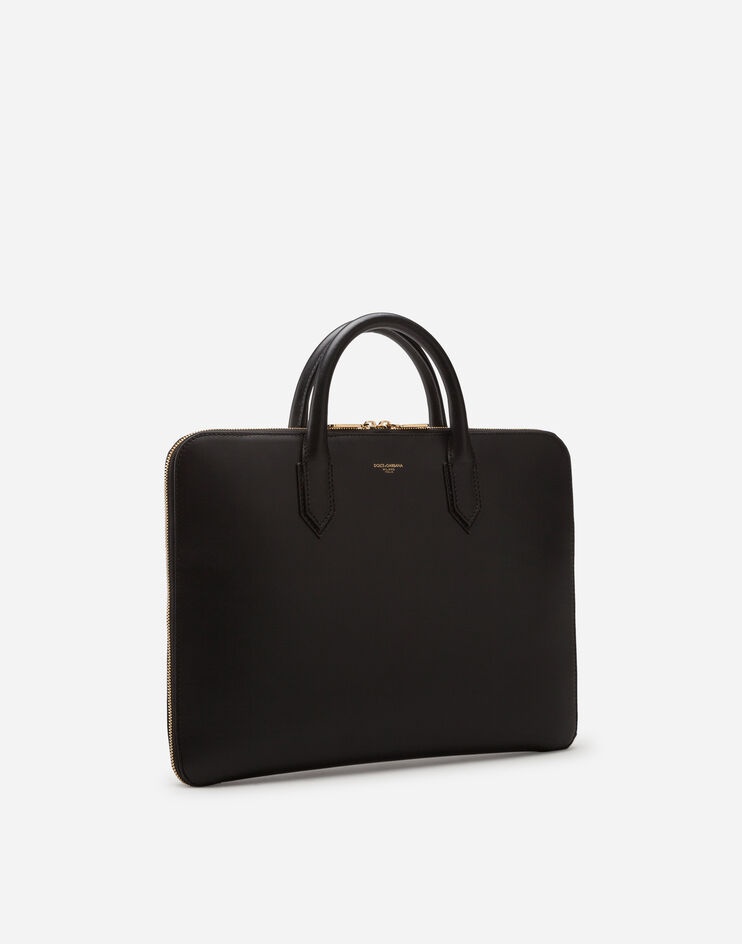 Monreal briefcase in calfskin with heat-pressed logo - 2