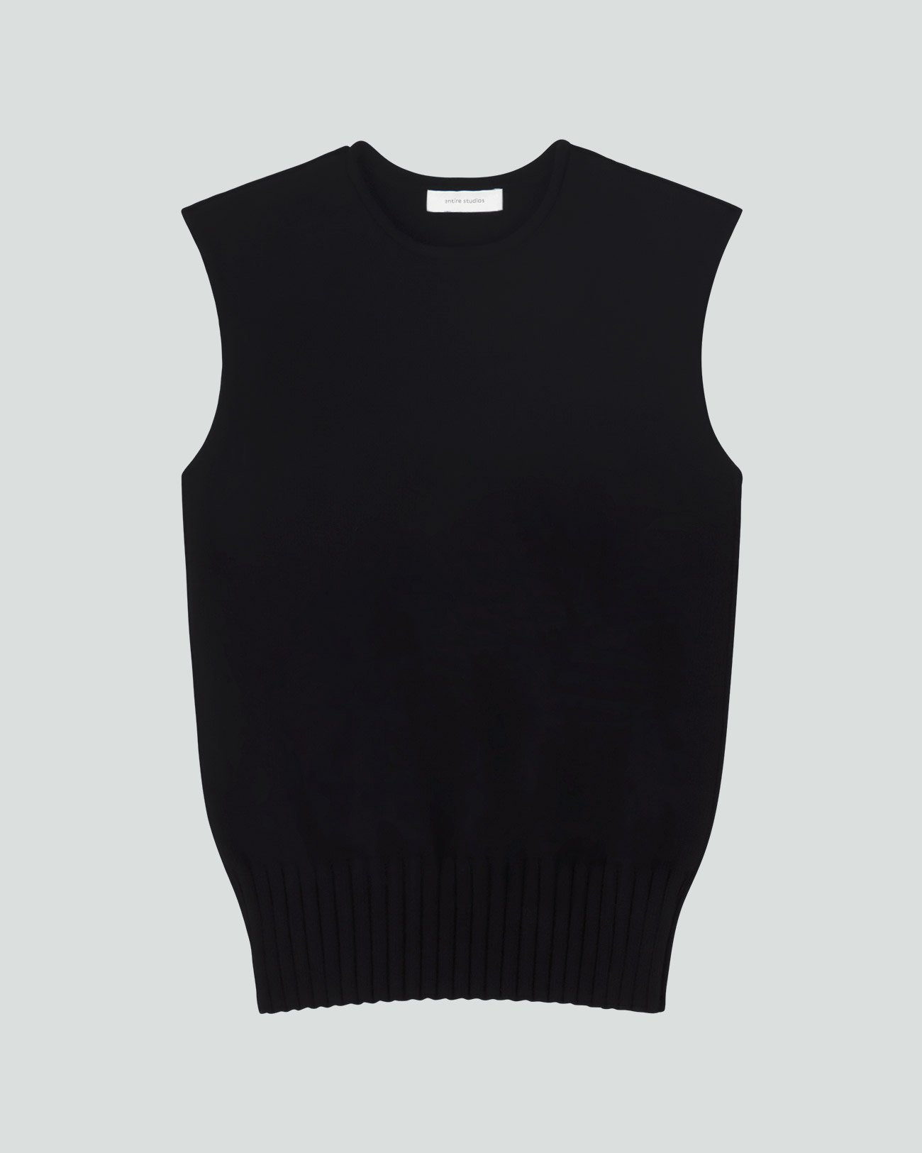 BURNS KNIT VEST BLACK - 4