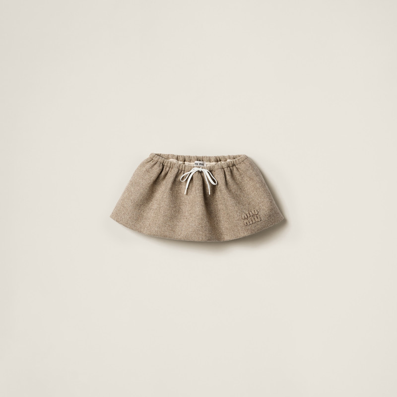 Chevron miniskirt 1