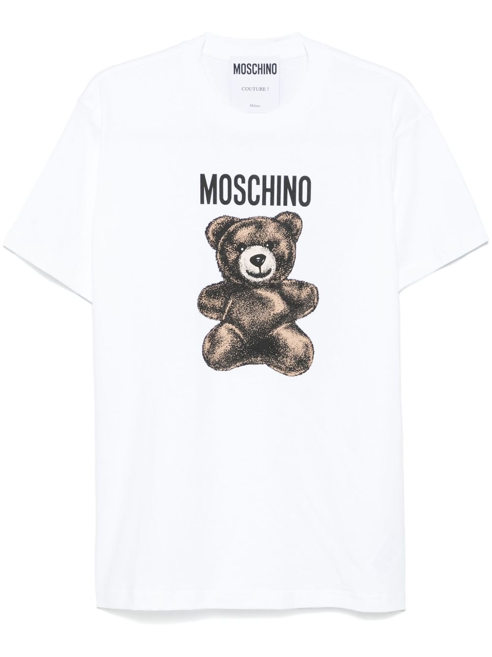 Teddy bear-print T-shirt - 1
