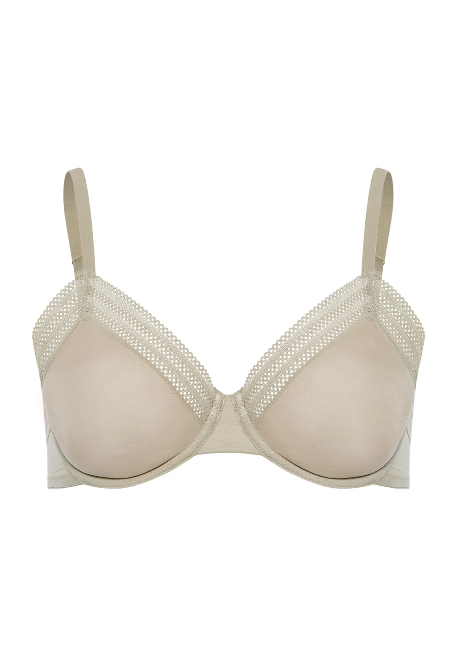 Orea Semi-Sheer Underwire Bra - 1