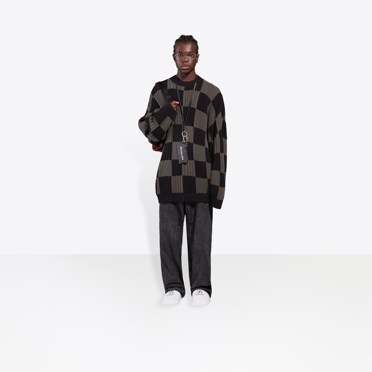 Checkered Crewneck - 3