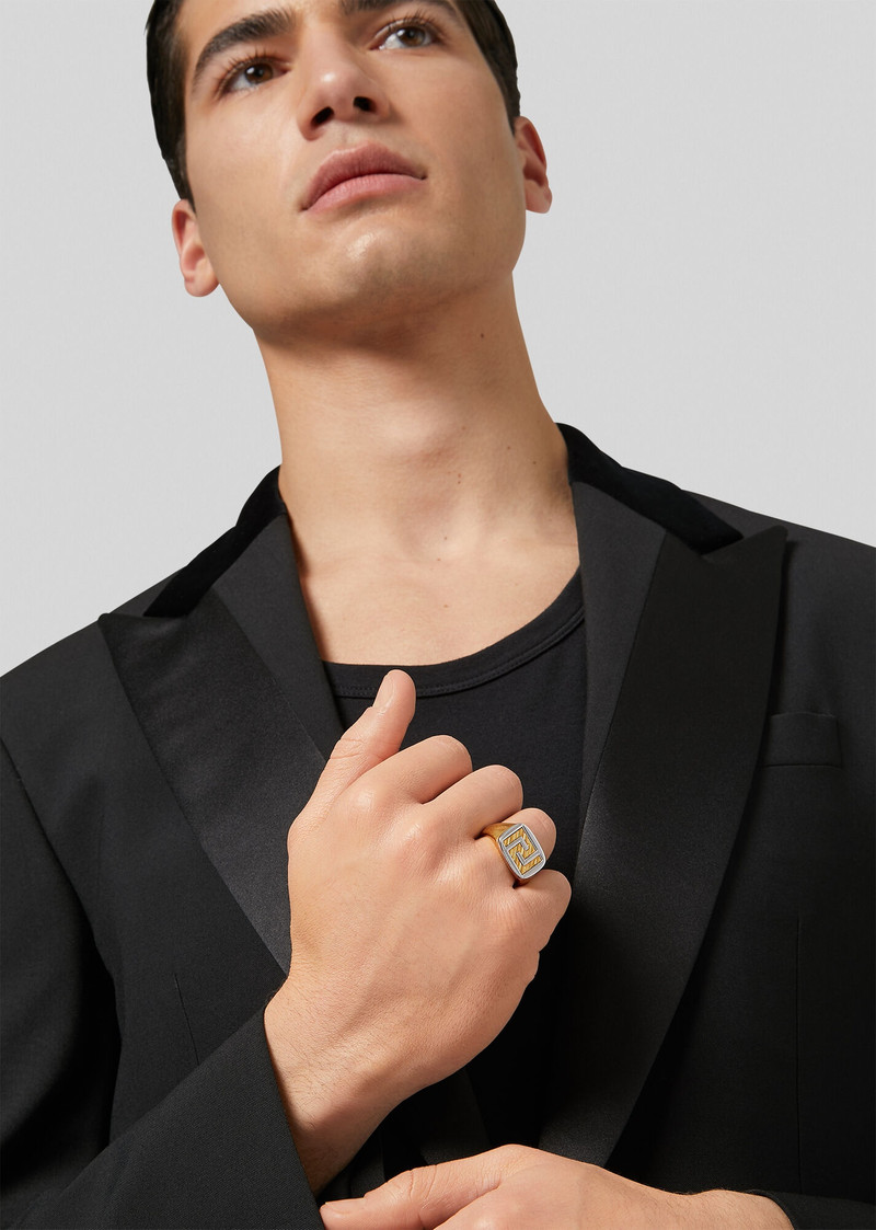 Greca Two-Tone Ring 2