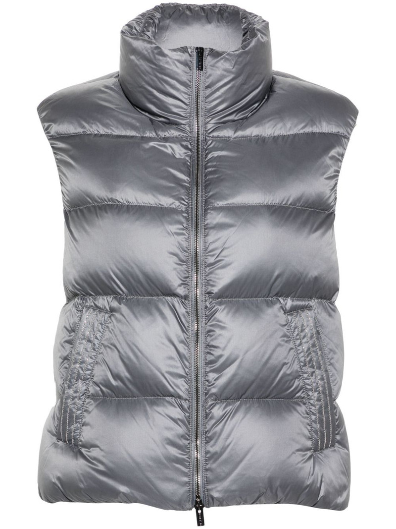 Monili chain-detail gilet 1