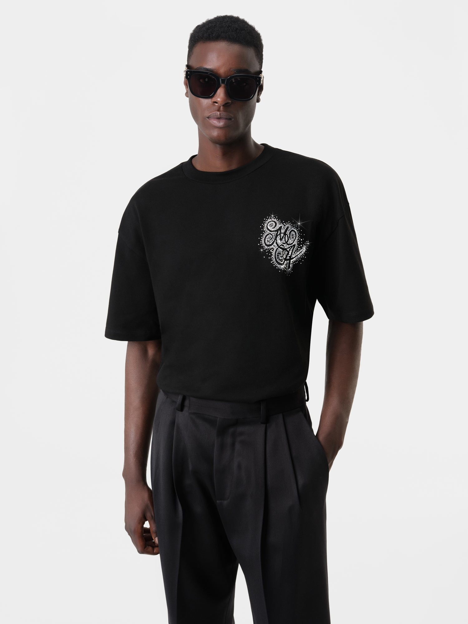【大人気】AMIRI Crystal Burst MA Swirl オーバーサイズTシャツ AMIRI Crystal Burst Ma Swirl Oversize T-shirt Amiri