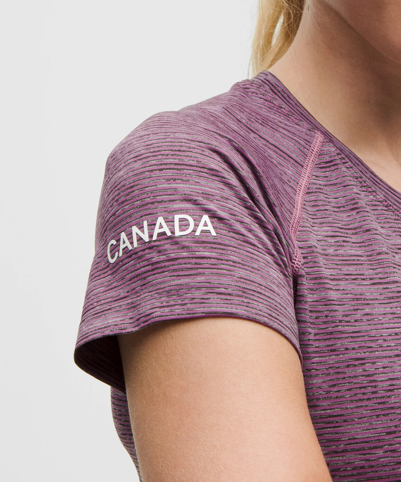 Team Canada Swiftly Tech Short-Sleeve Shirt 2.0 Hip Length *CPC Logo 6