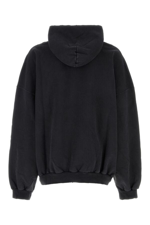 パーカー・フーディ BALENCIAGA Charcoal cotton sweatshirt (803265TRVS9 1013) BALENCIAGA Balenciaga Men Charcoal Cotton Sweatshirt