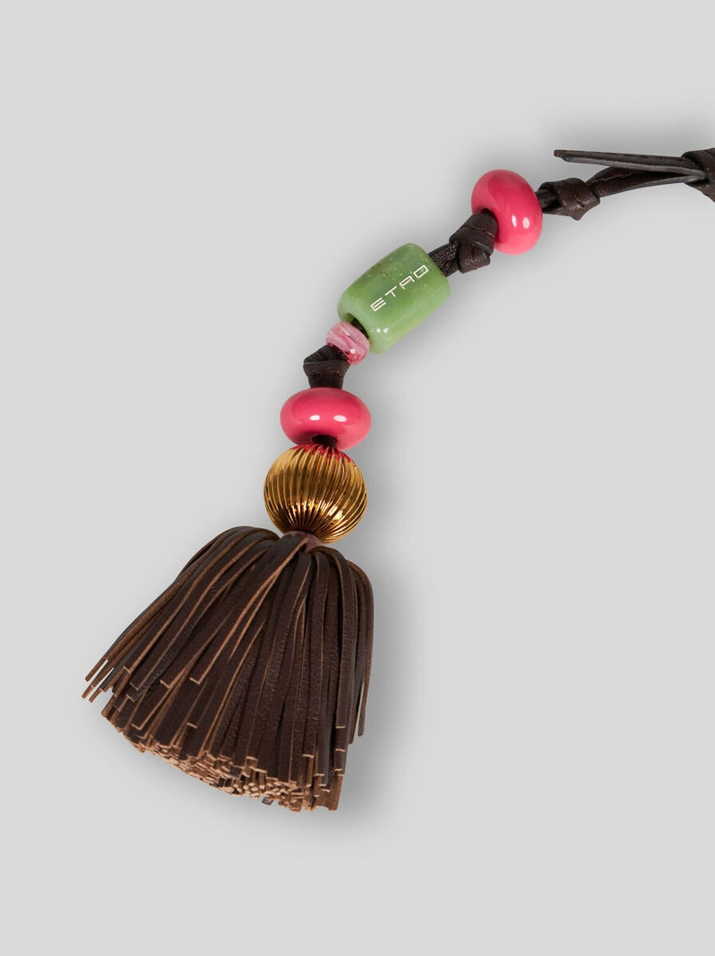 Etro BEADED CHARM WITH SMALL TASSLE outlook