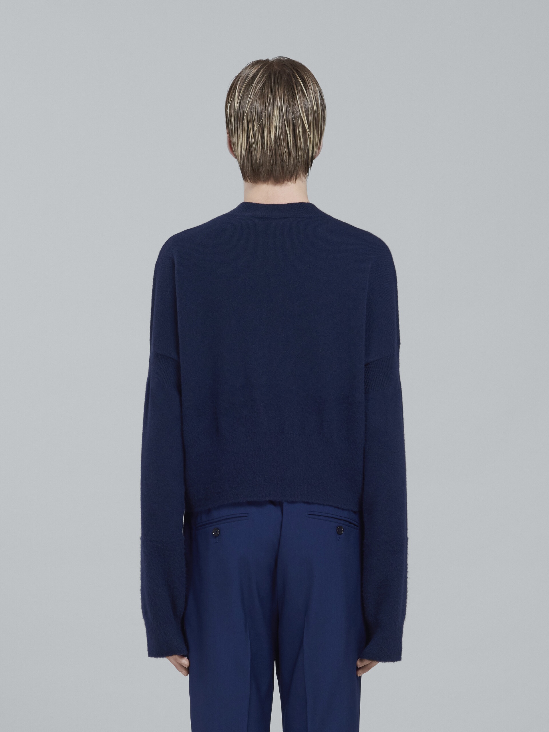 LOGO CASHMERE CREWNECK SWEATER - 3